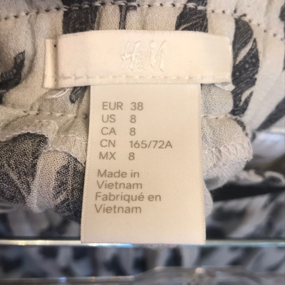 Feather print asymmetrical skirt - Picture 5 of 6